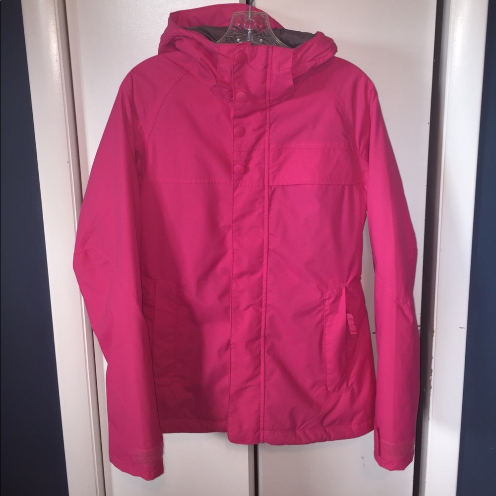 Women's Burton pink snowboarding jacket