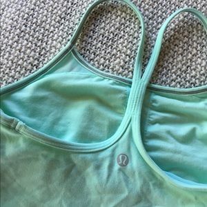 LULULEMON mint built in bra tank