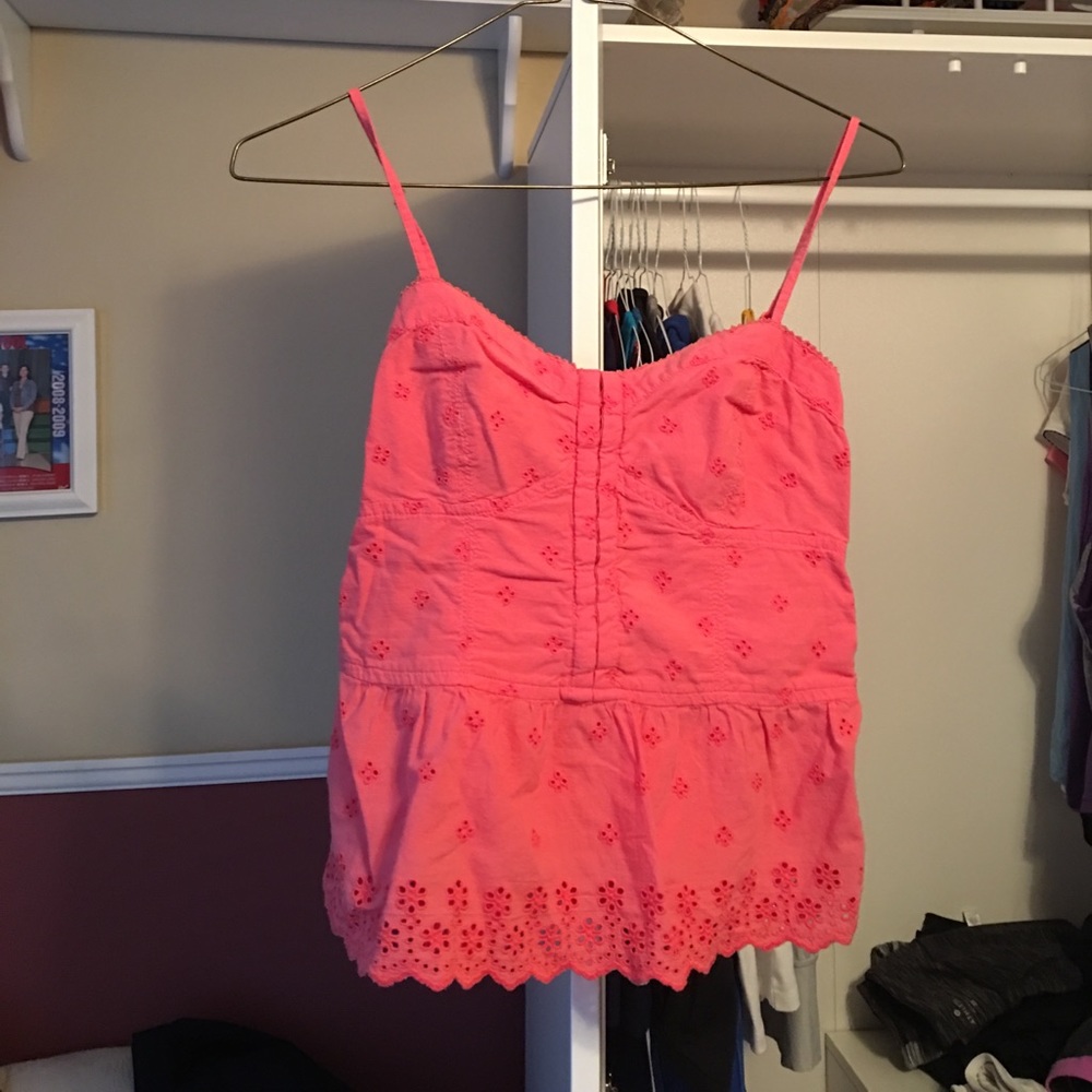 Pink party top