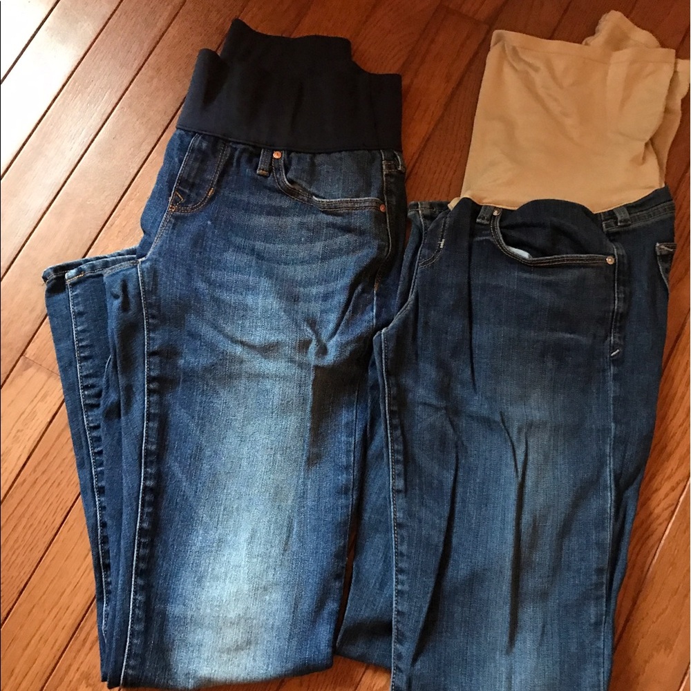 Two GAP maternity jeans