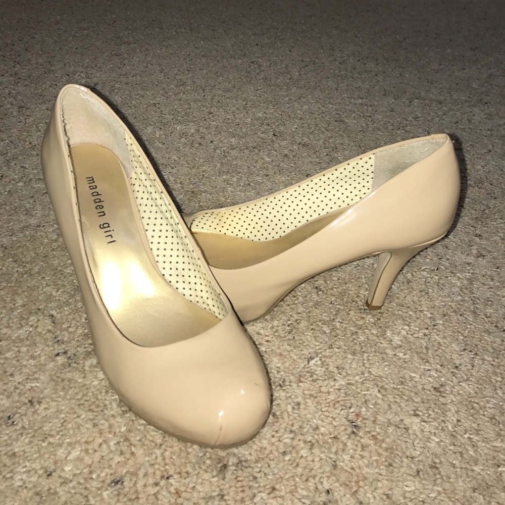 Nude Madden Girl Heels