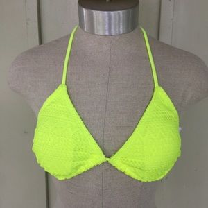 Bundle 5/$20 New neon crochet bikini top