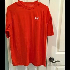 Orange Under Armour Athletic T-Shirt