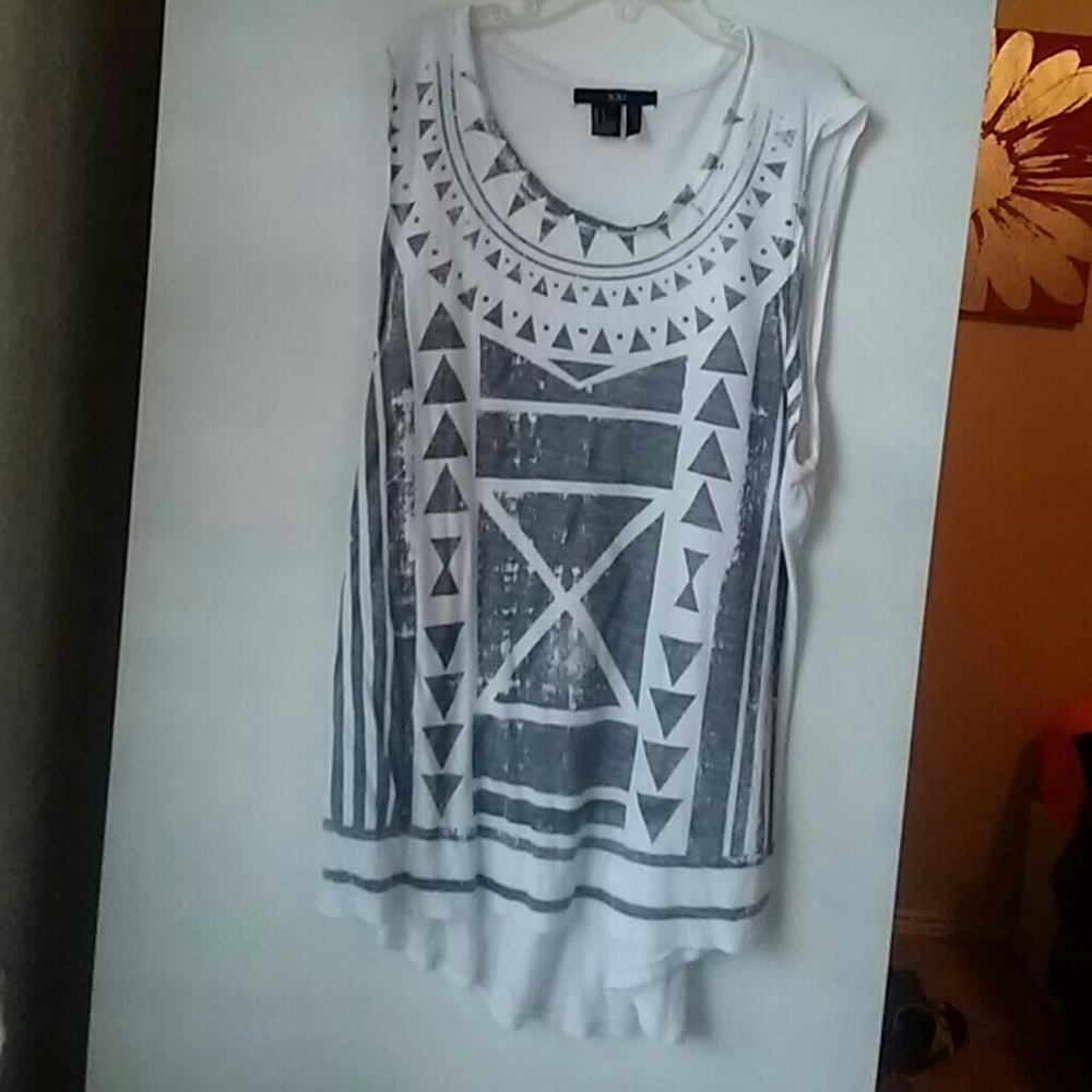 White and Gray shirt