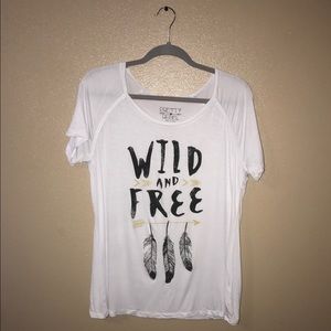 Over sized graphic tee