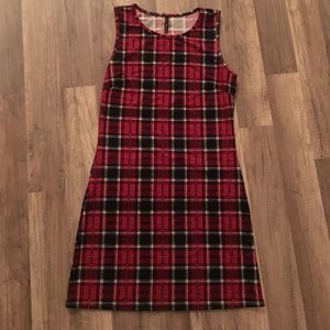 Plaid mini dress