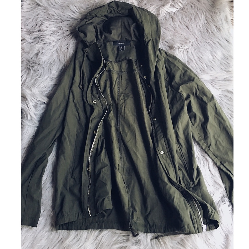 🐍🦎Olive Utility Jacket🦎🐍