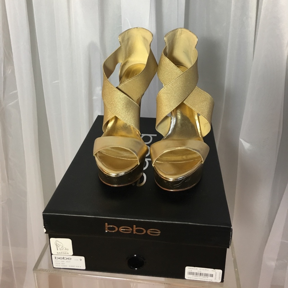 Bebe platform heels