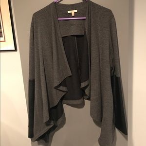 Anthropologie Bordeaux Gray sweater