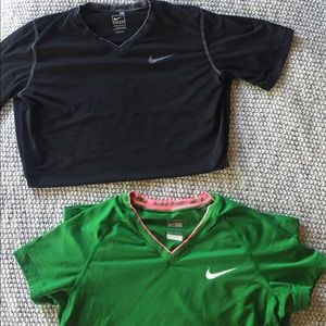 Two new Nike pro shirts