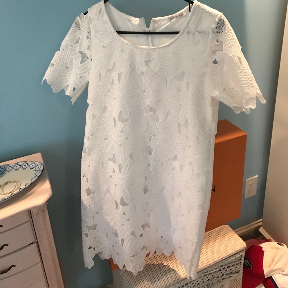 White lace dress- worn once