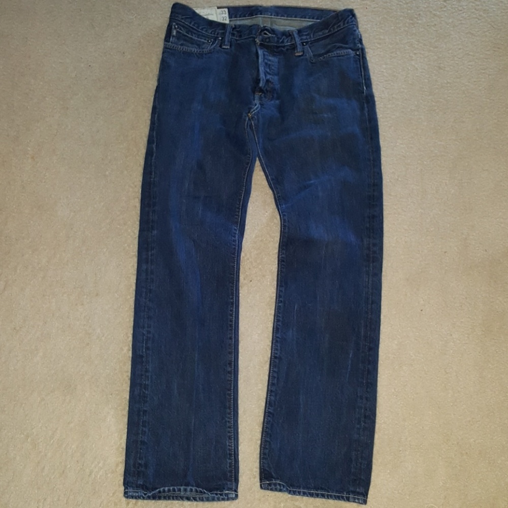 Blue denim jean
