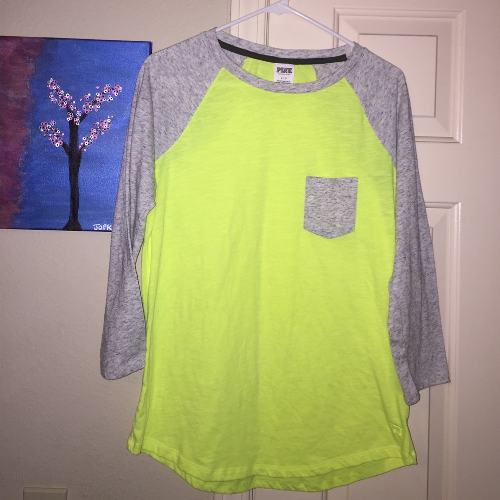 Victoria's Secret PINK super soft raglan shirt