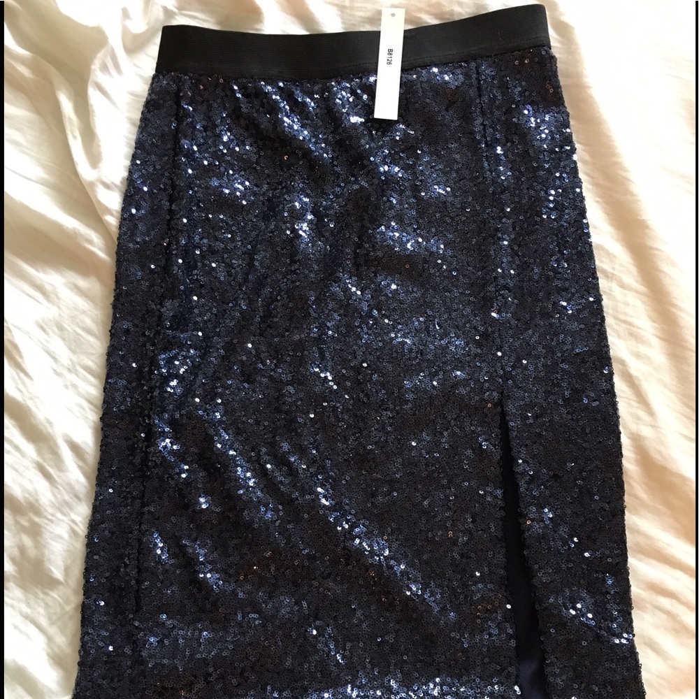 Sequin pencil skirt