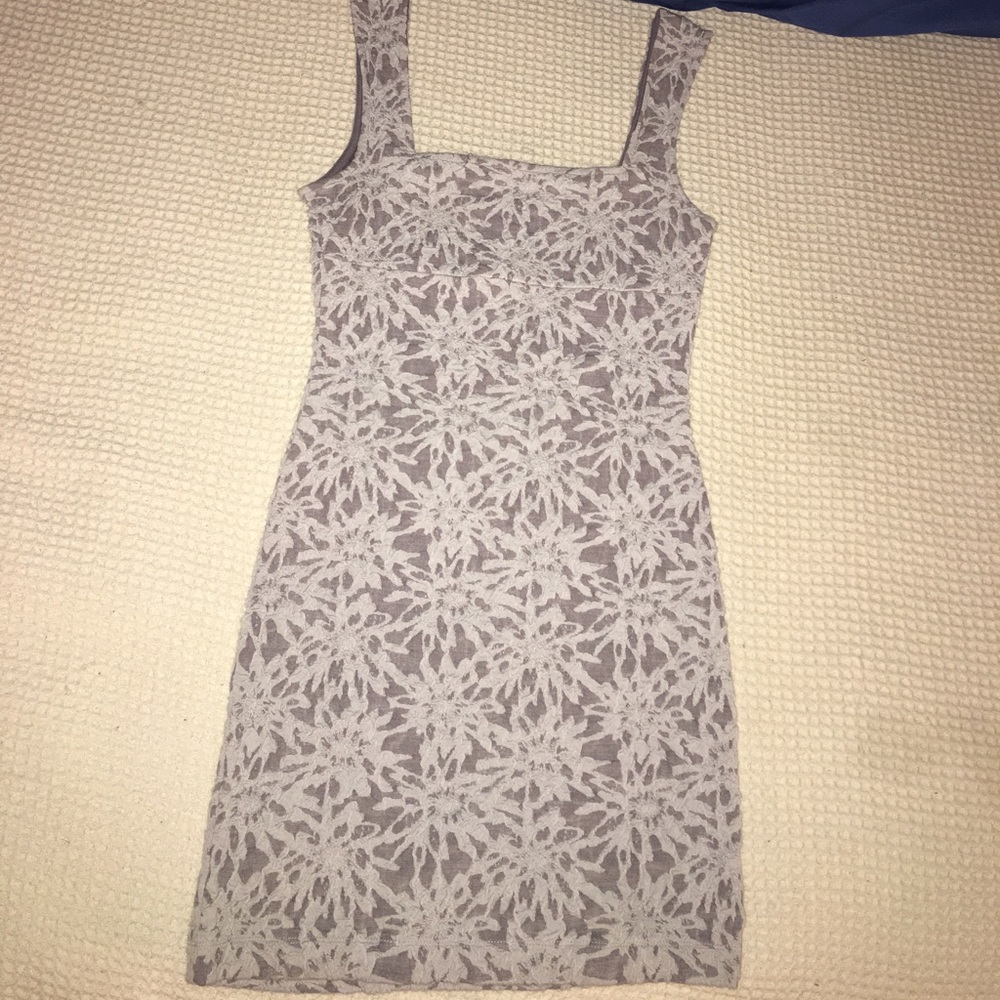 Brown and nude dress