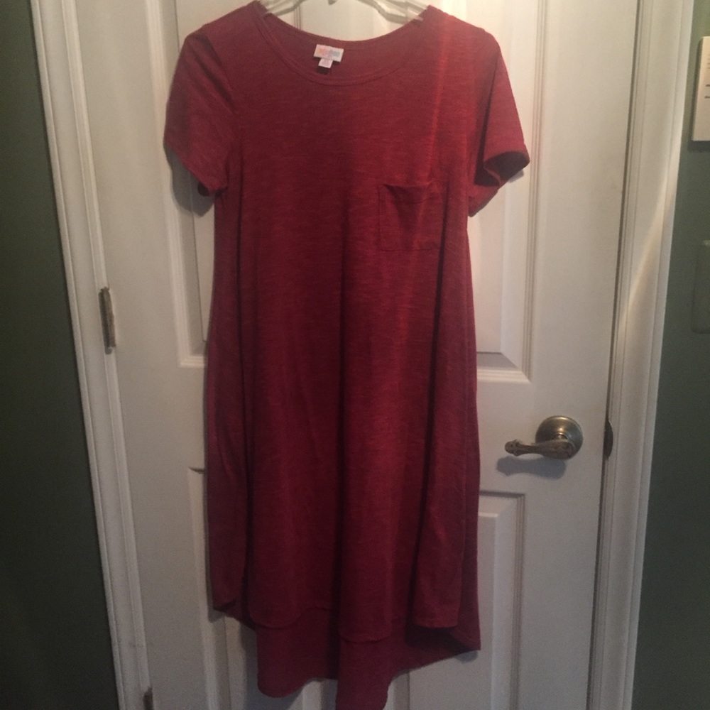 BNWOT XS Heathered red Lularoe Carly