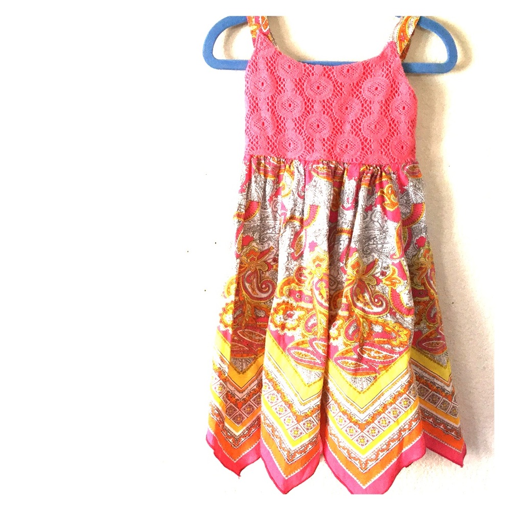Adorable Crocheted Handkerchief Dress 2T