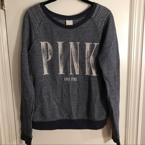 VS PINK Navy Sweatshirt