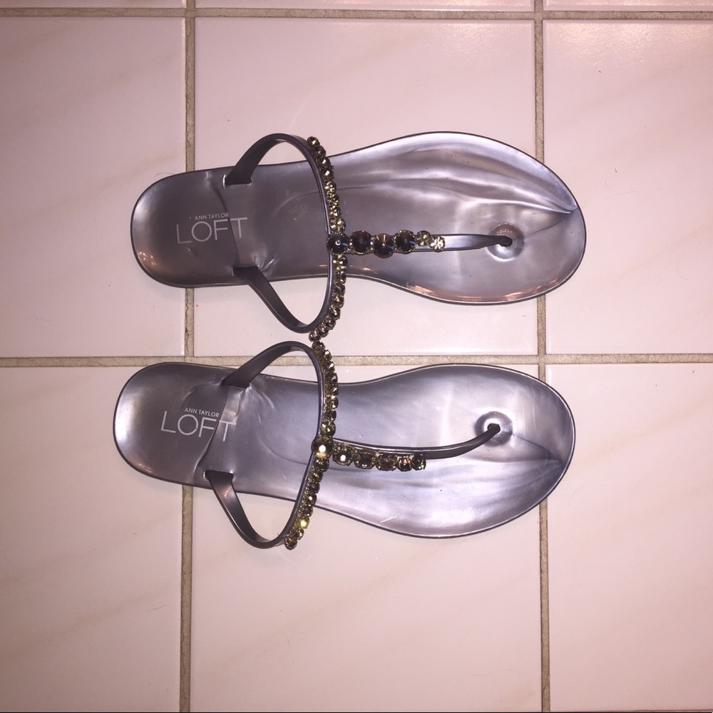 Ann Taylor Loft Plastic sandals