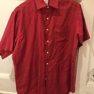 Brooks Brothers Short Sleeve Linen Shirt