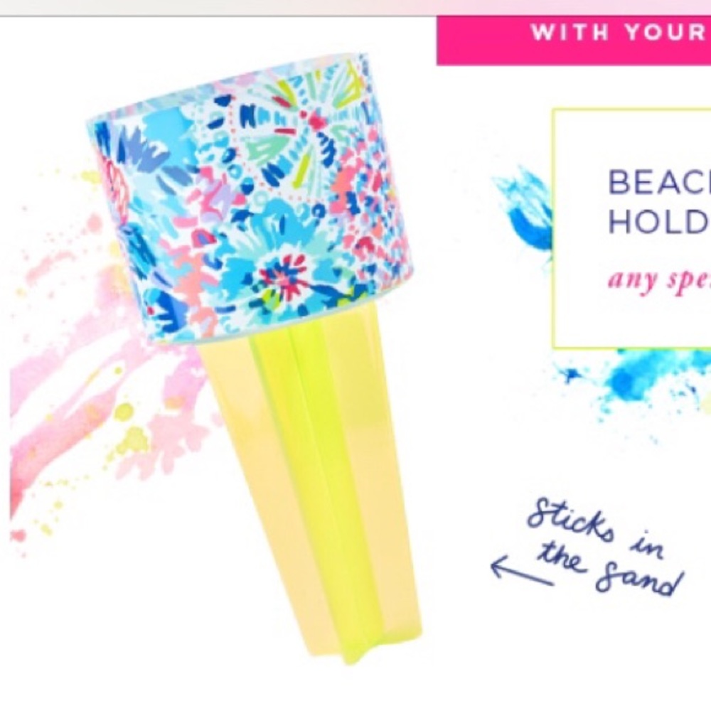 Lilly Pulitzer Beach Cup Holder