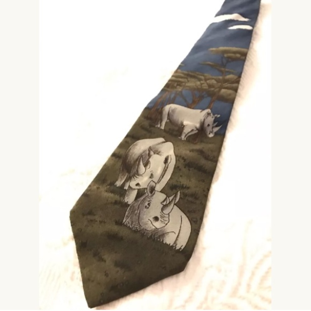 World Wildlife Fund WWF Special Edition Silk Tie