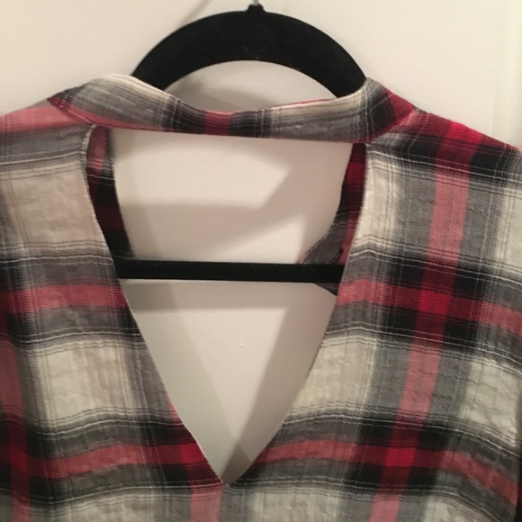 Zara plaid shirt. Perfect for fall - Picture 2 of 4