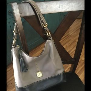 Dooney Sophie Hobo Mushroom Grey Taupe