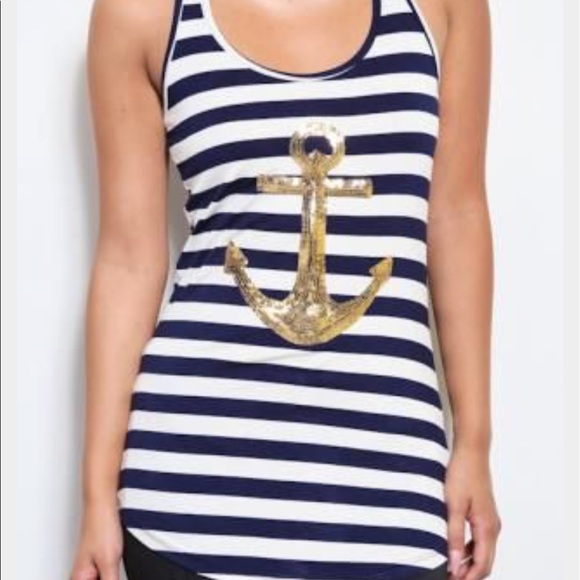 Come Sail Away Anchor Tank - Picture 5 of 5