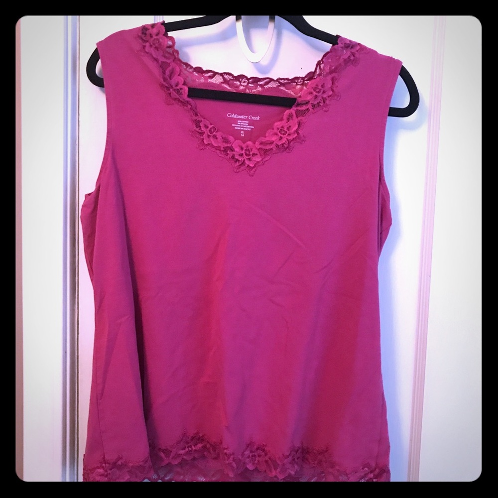 Lace detailed Tank Top