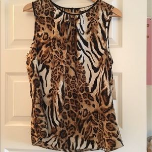 Animal print top
