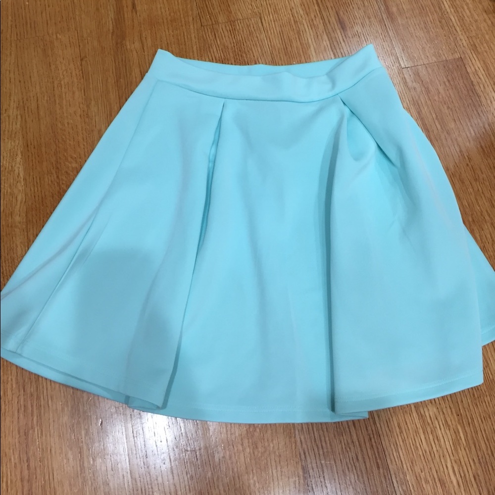 teal skirt from charlotte russe