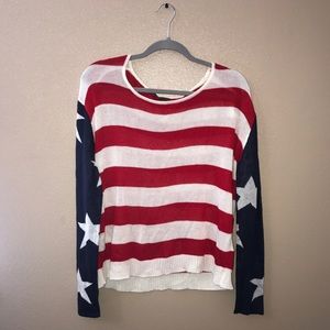 American flag sweater