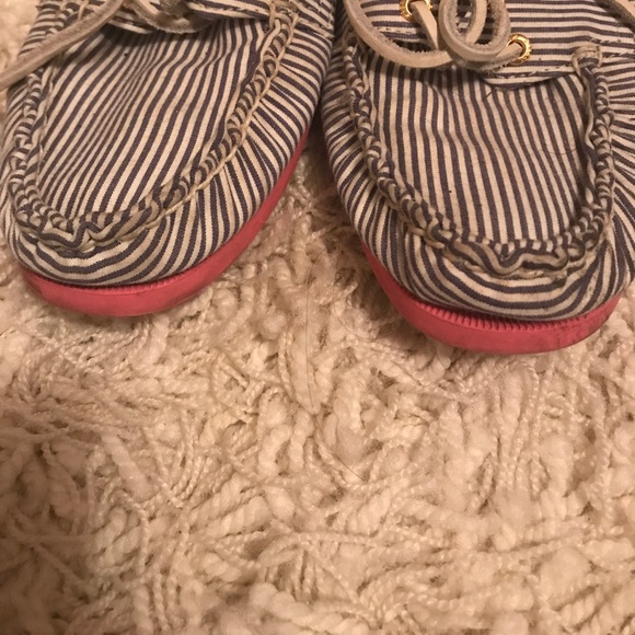 J Crew Sperry Women’s Striped boat Shoes - Picture 3 of 4