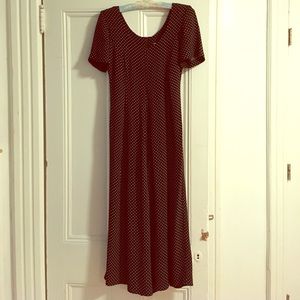 Vintage 90's Ann Taylor Polka Dot Jumpsuit