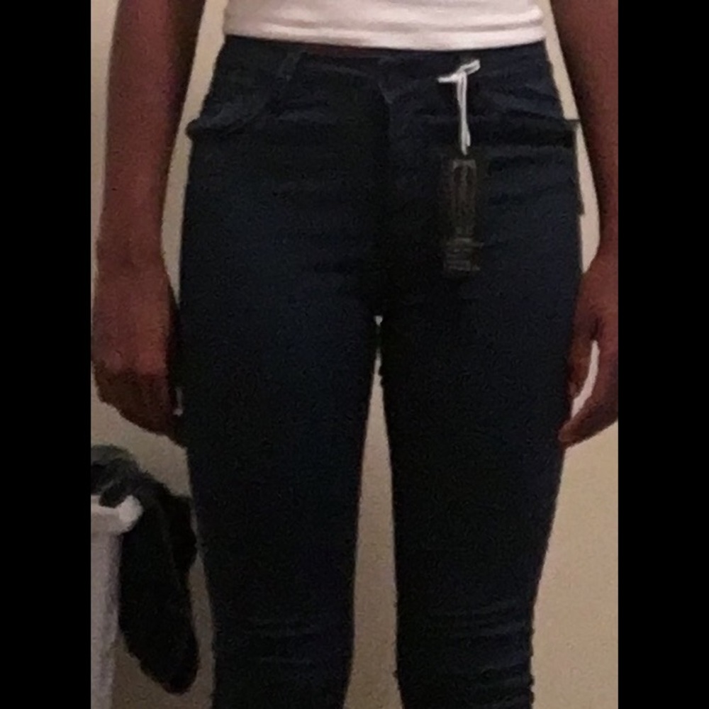 High waisted Denim jeans