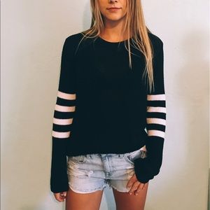 Forever 21 sweater with black stripes