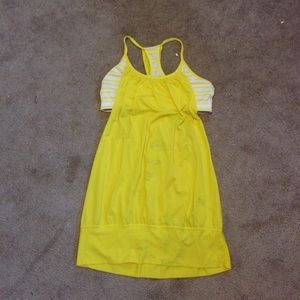 Yellow Lululemon tank top
