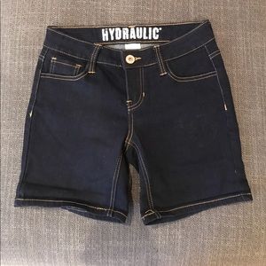 Denim shorts