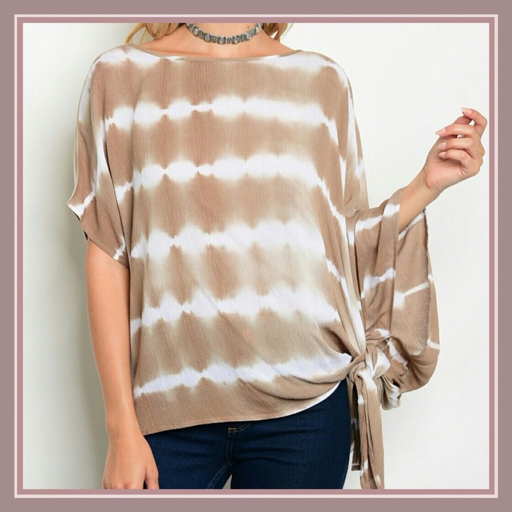 🌴LARGE ONLY LEFT❤️ SIDE TIE TOP 🌴