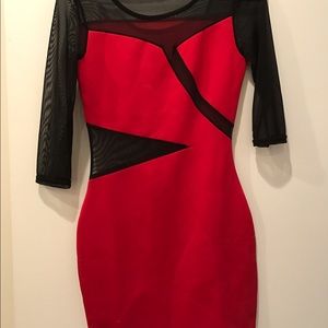 Sexy body con dress