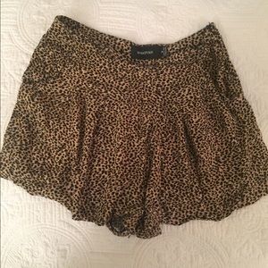MINKPINK Leopard Shorts