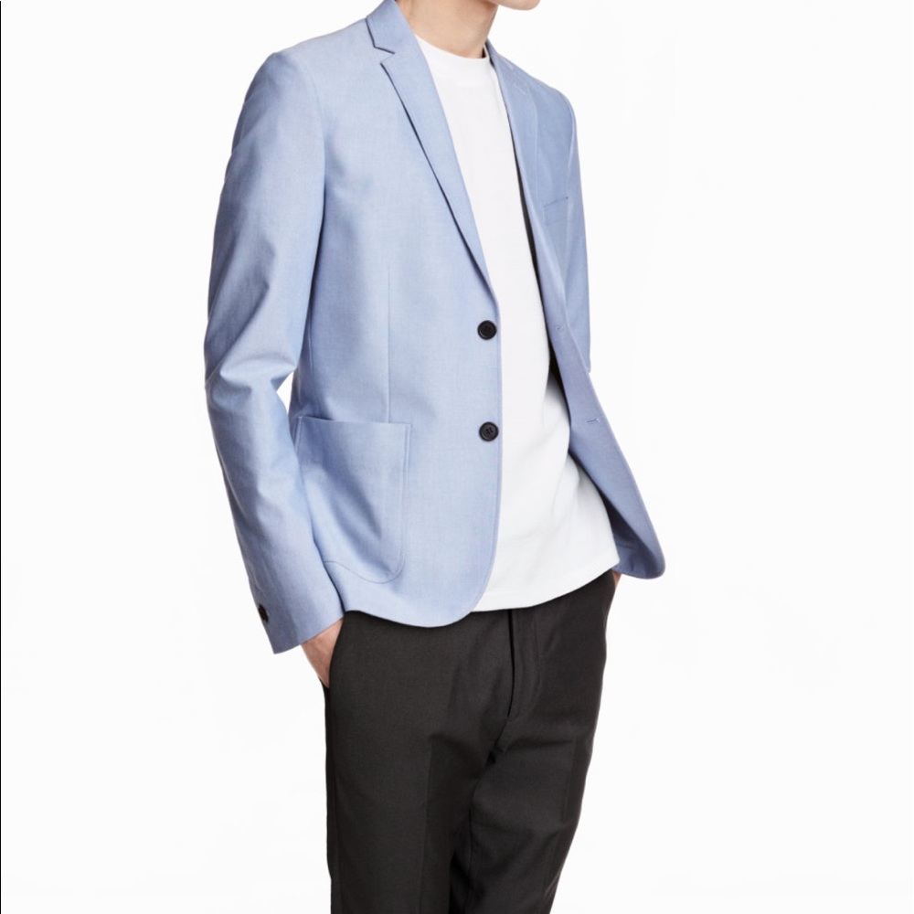 Perfect light blue men's summer blazer!!!