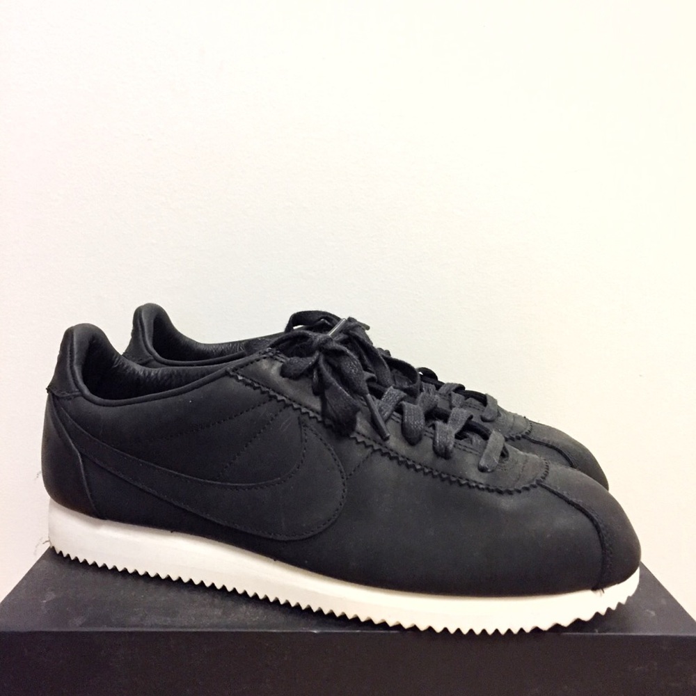 🚫SOLD NikeLab Classic Cortez Premium QS TZ Black