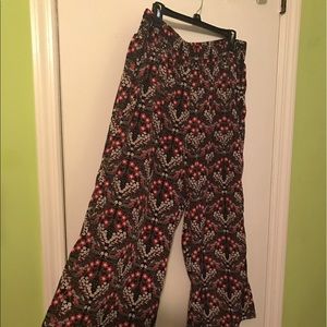 Wet Seal Elastic Palazzo Pants