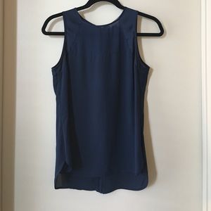 Navy banana republic tank top