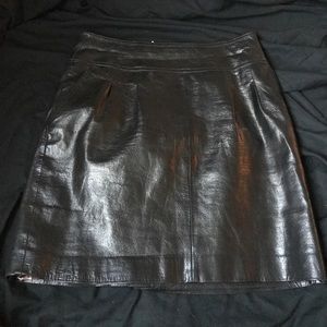 Express Leather Skirt