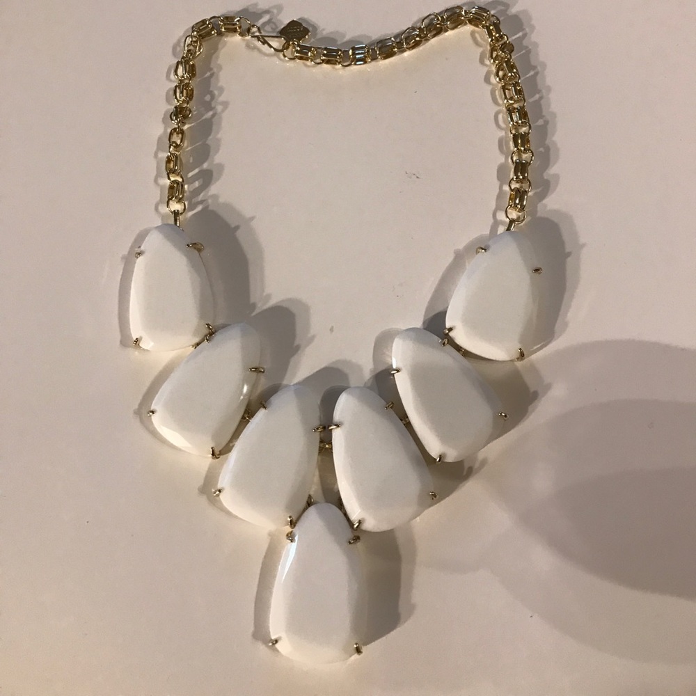 Kendra Scott White Harlow Necklace