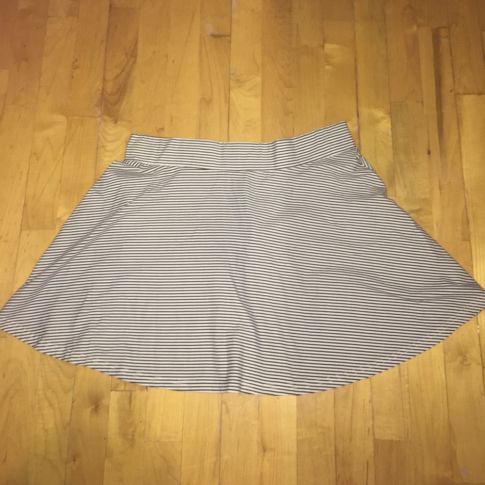 American Eagle Striped Skater Skirt