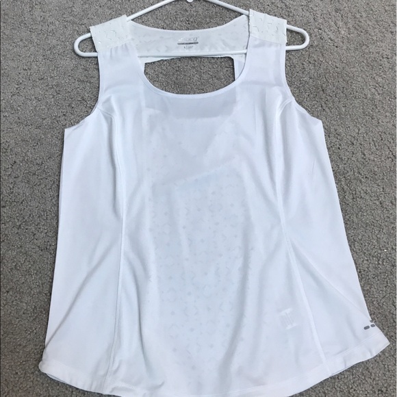 White fitness top - Picture 1 of 4